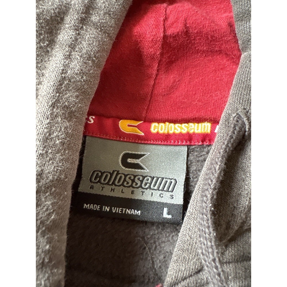 Iowa State Cyclones Graphic Gray Hooded Sweatshirt Hoodie Men's Size Large - Picture 4 of 6